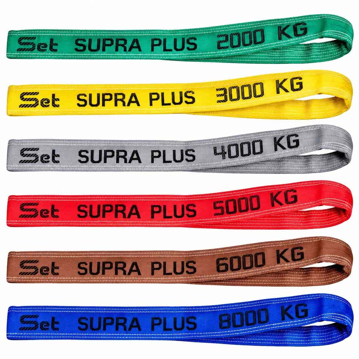 Supra Plus yuvarlak yük taşıma kayışı